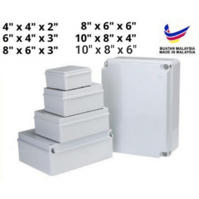10" X 8" X 4" PVC ENCLOSURE BOX [WIREMAN]